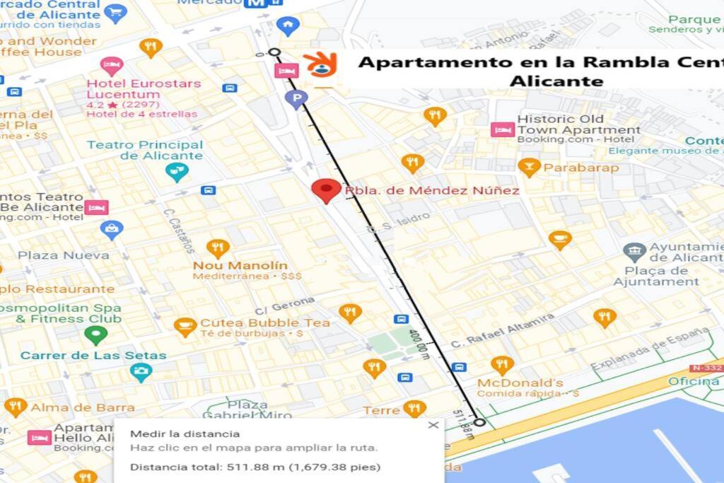 Apartamento Centro Rambla Alicante A Esterno foto