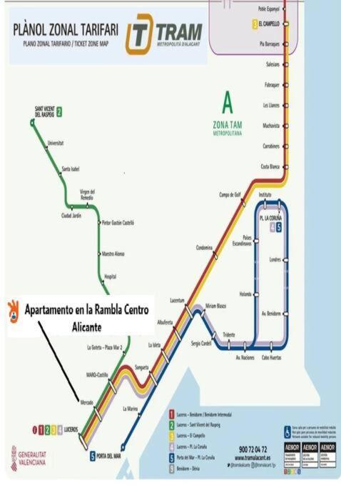 Apartamento Centro Rambla Alicante A Esterno foto